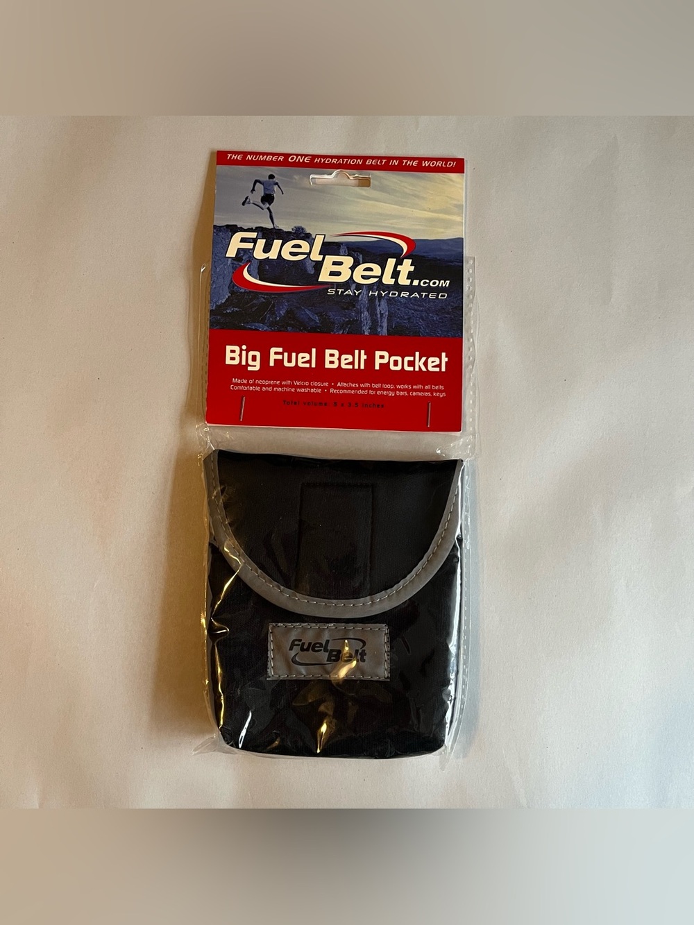 FuelBelt Neoprene Big Fuel Belt Pocket NEW In Bag